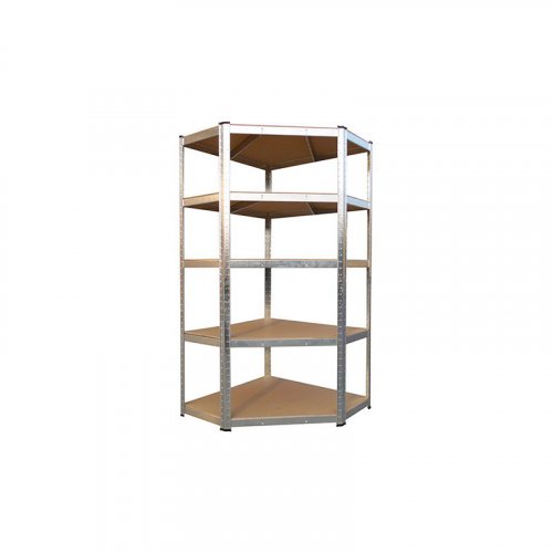QT6143 Galvanized Corner Shelf