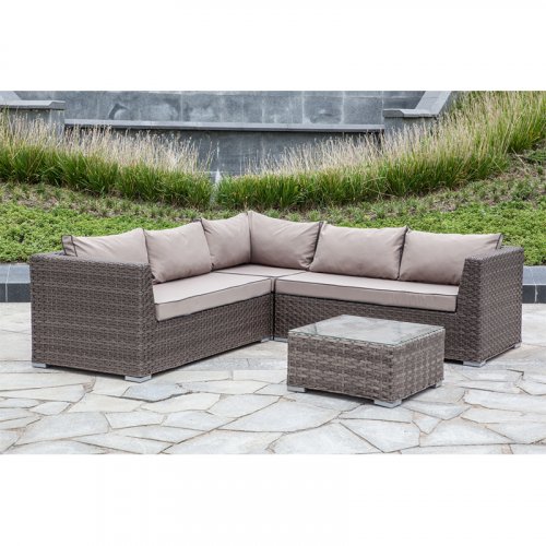 PE rattan table and chair 17034