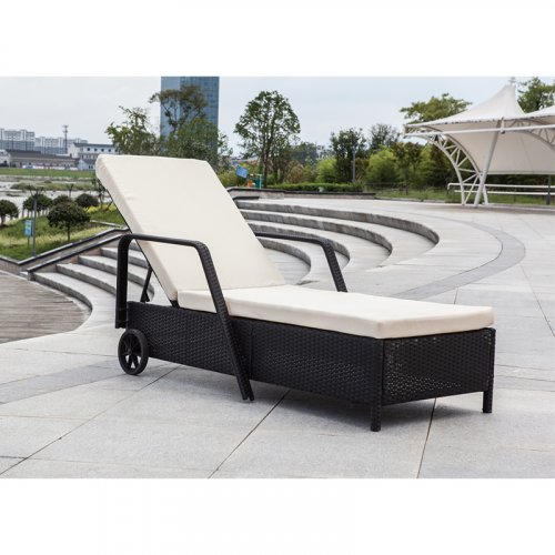 PE rattan table and chair 17045