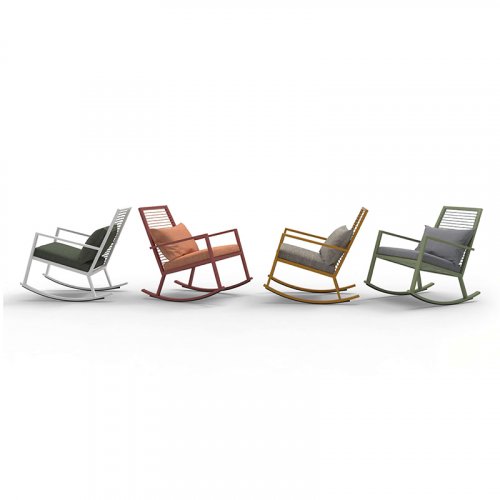 PE rattan table and chair dieppe